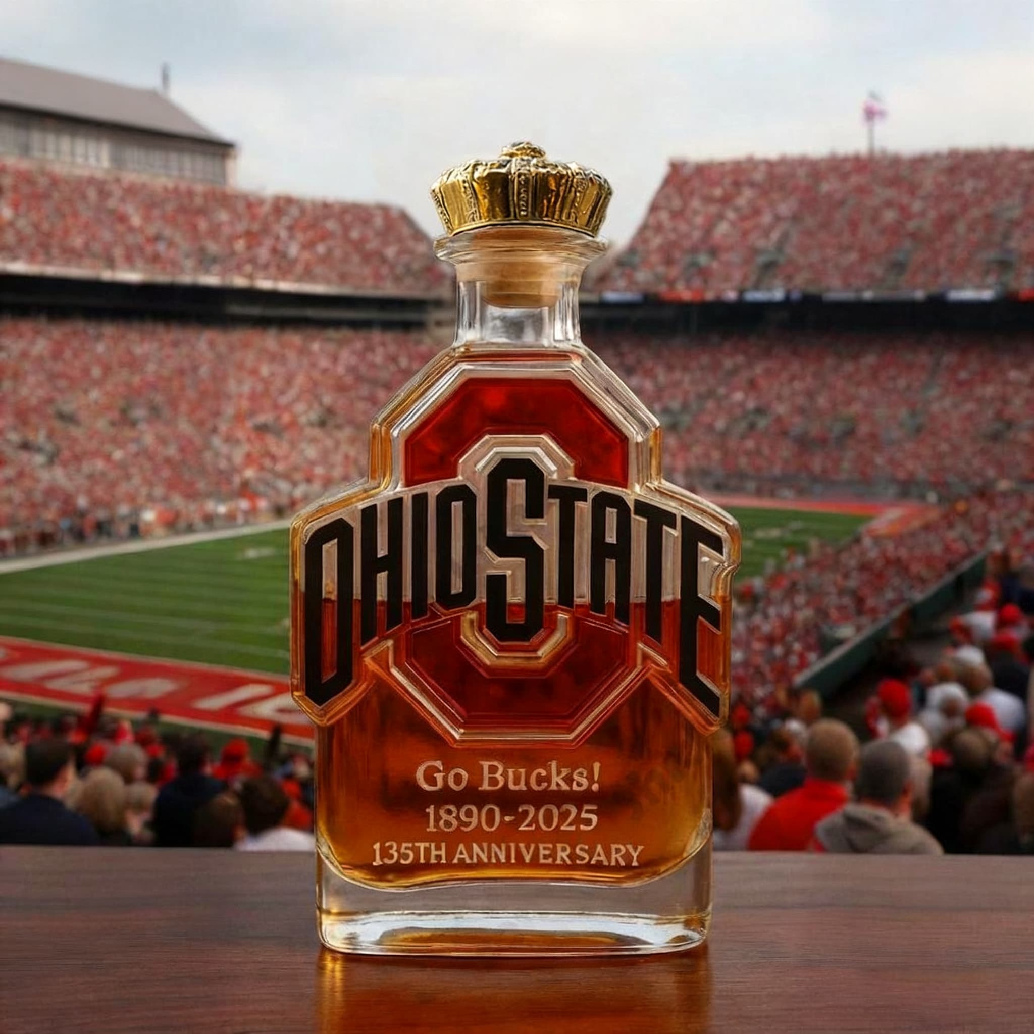 Detroit Limited Edition Motor City Whiskey Bottle