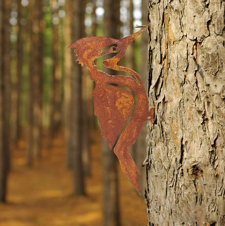 60% OFF - Rusty Metal Bird Silhouettes Garden Decoration