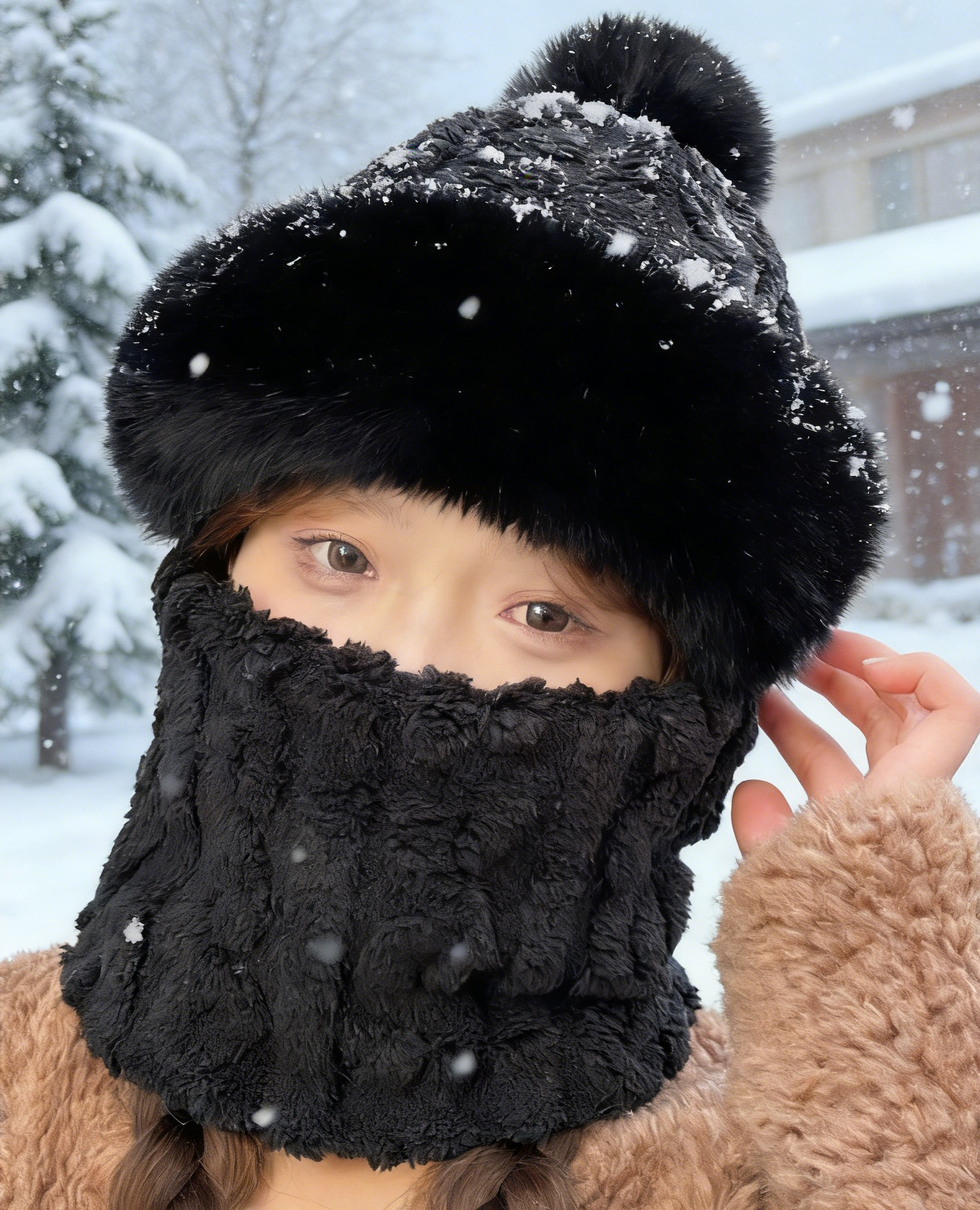 Hat Beanie Winter Face Mask