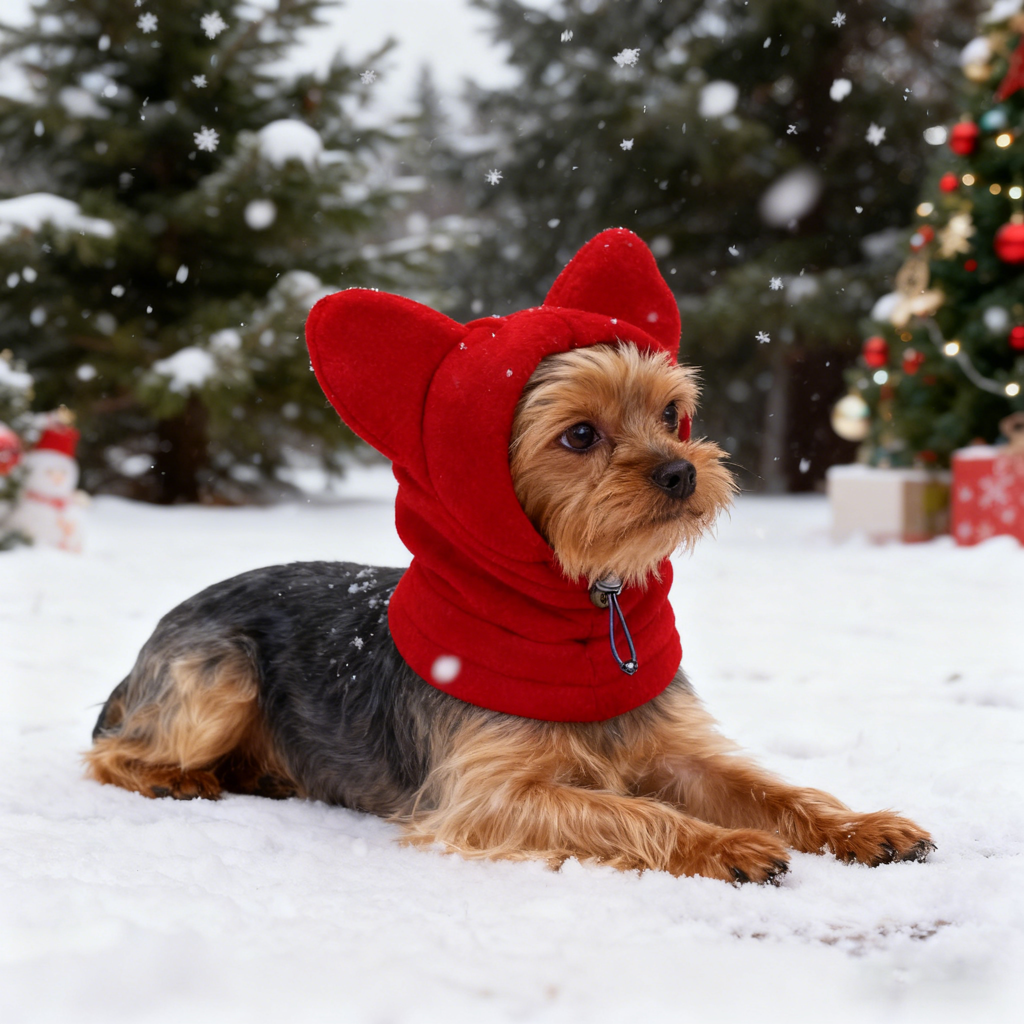 Dog Snood Winter Hood with Ear Protection