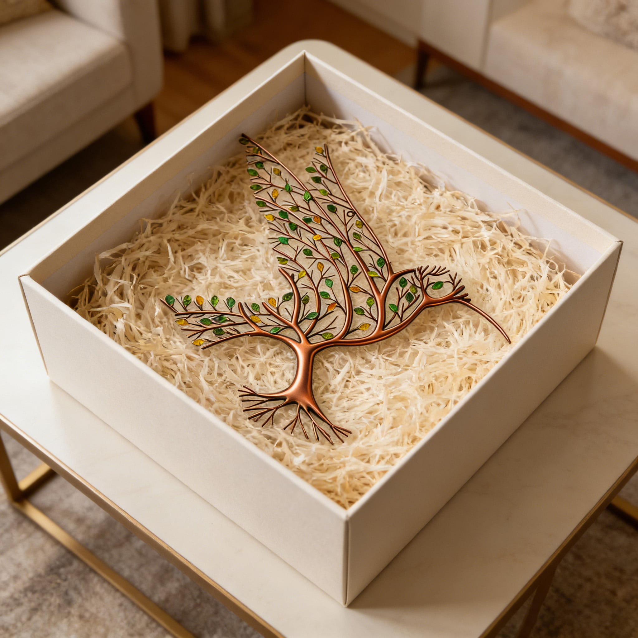 🔥HOT SALE 49% OFF - Hummingbird with Branches Metal Wall Art