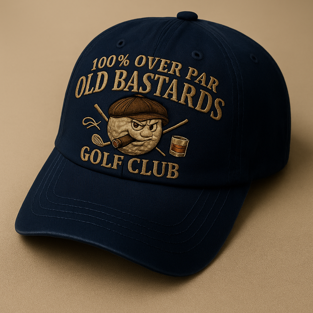 🏌️‍♂️Embroidered Style Old Bastards Golf Club Baseball Cap