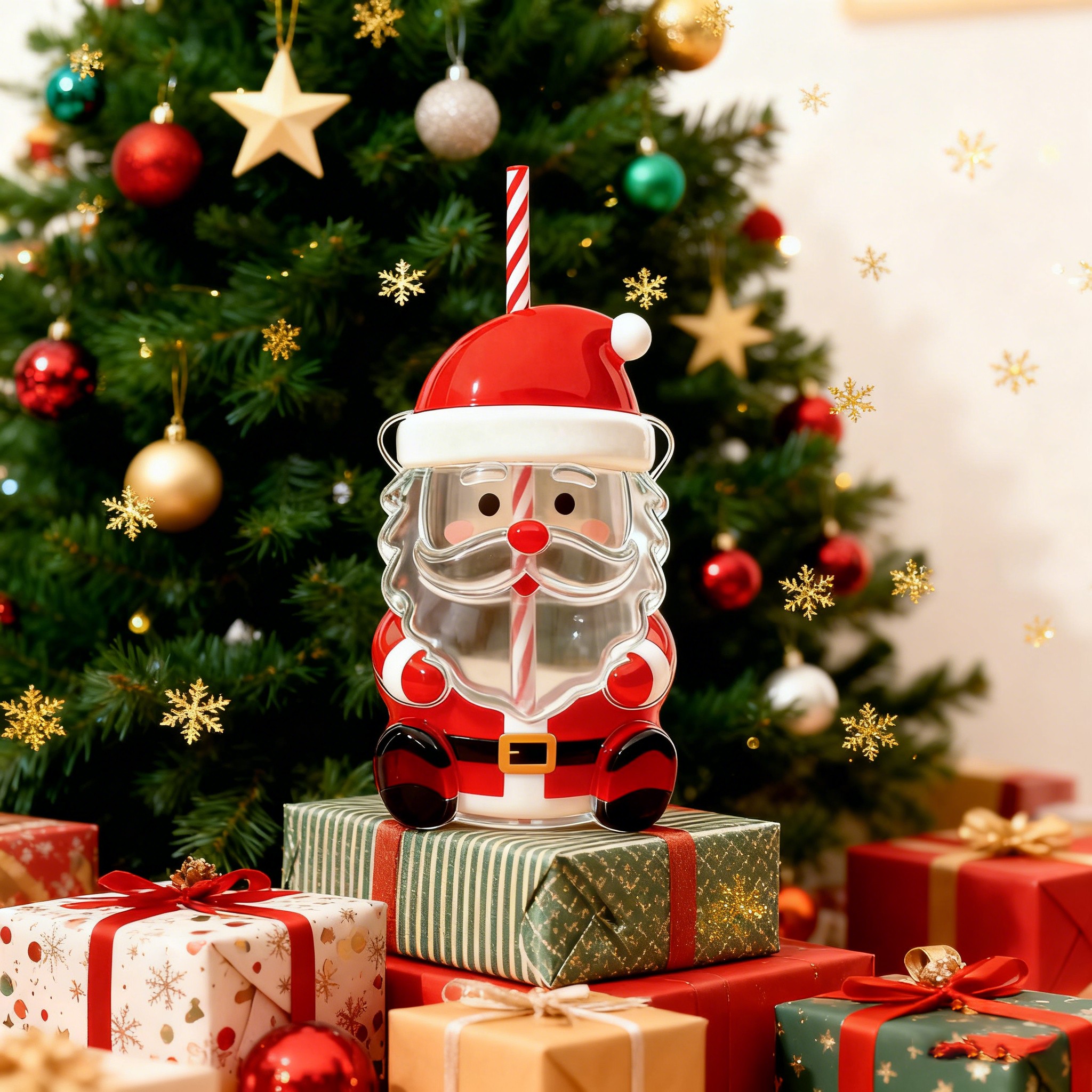 Christmas Limited Edition | Santa Claus Transparent Angel Cup