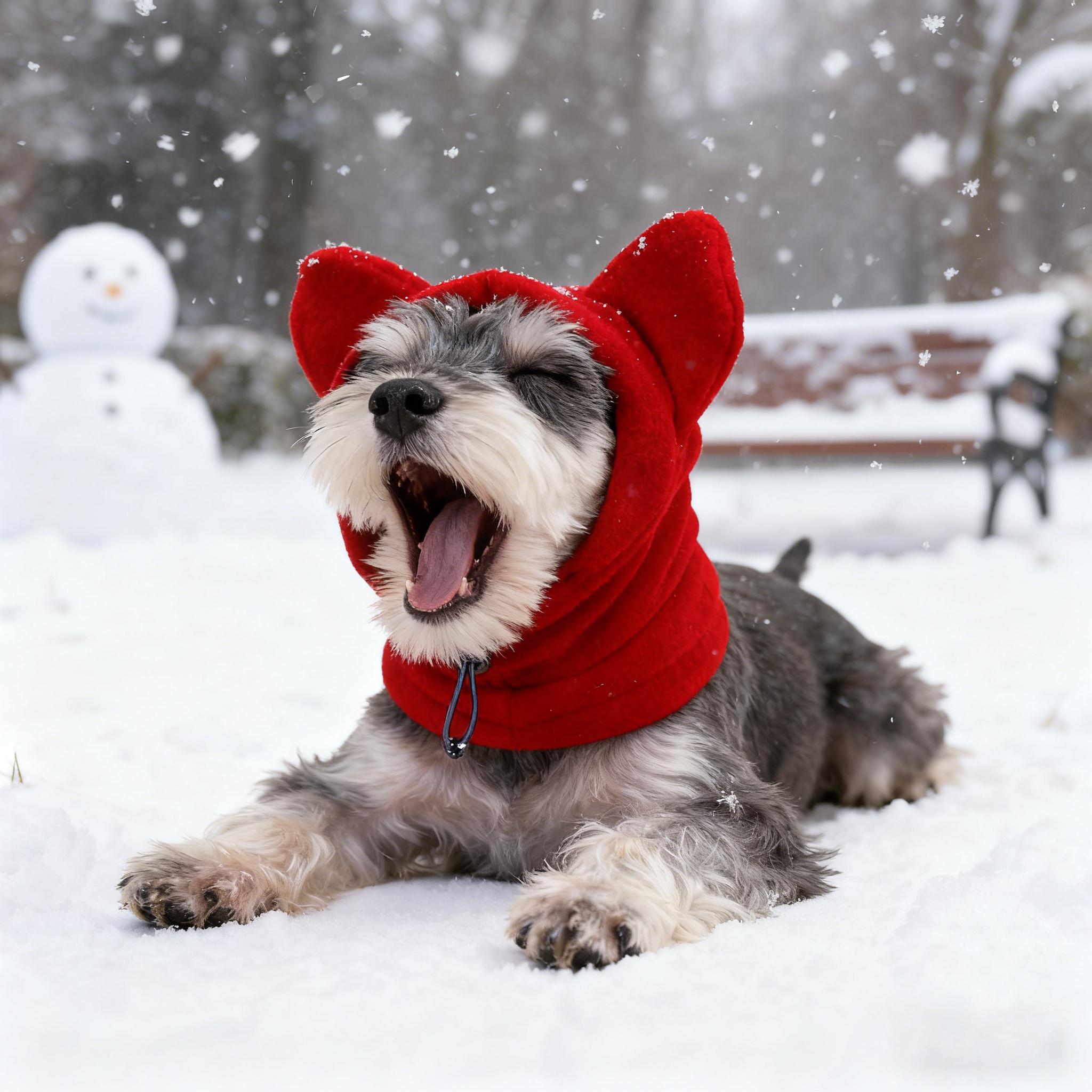 Dog Snood Winter Hood with Ear Protection