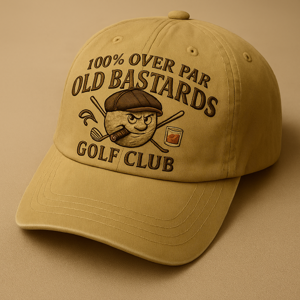 🏌️‍♂️Embroidered Style Old Bastards Golf Club Baseball Cap