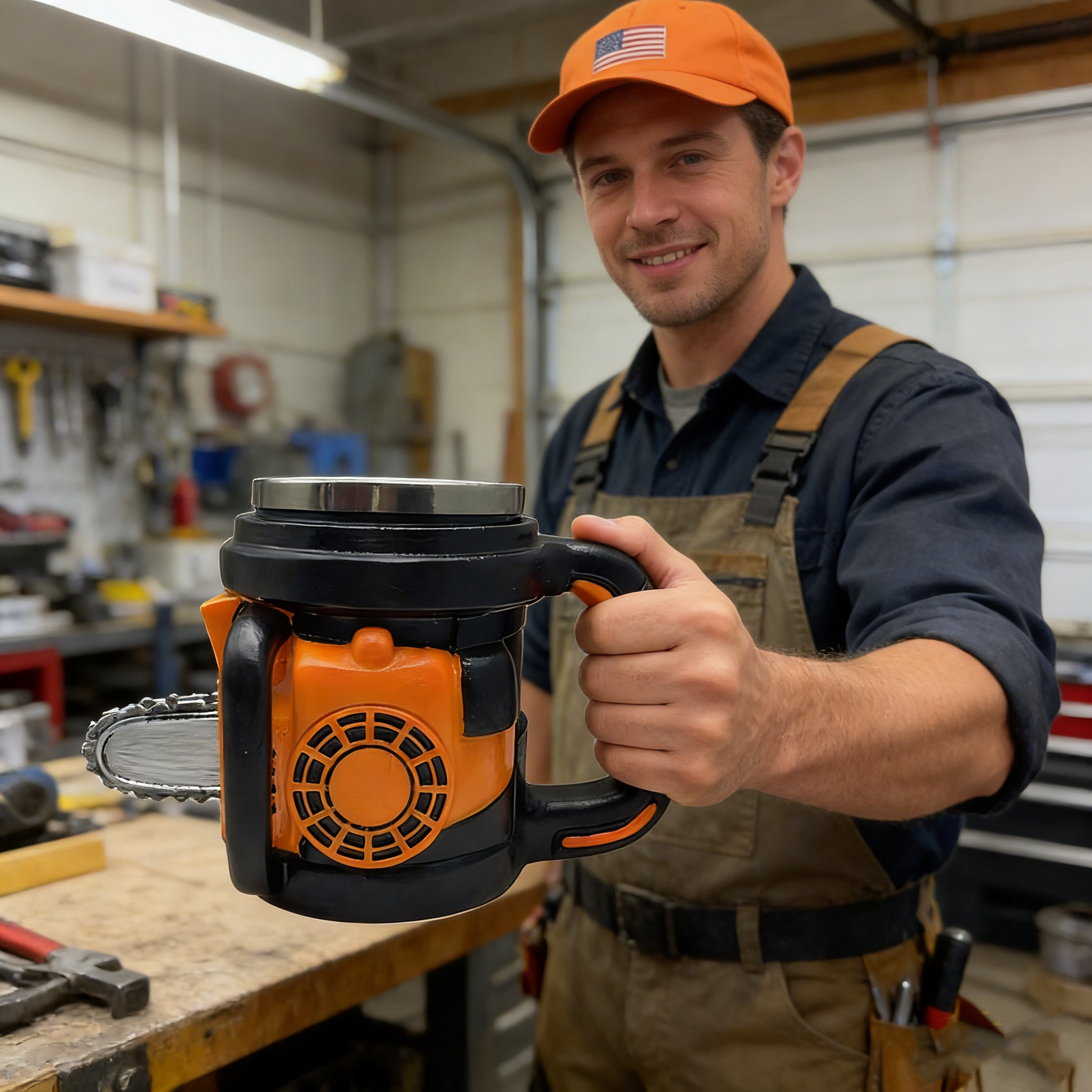 3D Chainsaw Coffee Mug