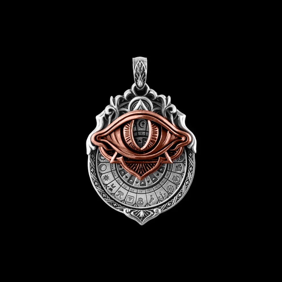 👁️‍🗨️Handmade Tarot Vision Pendant: Connect to Cosmic Wisdom Anytime(✨Comes with instruction manual)