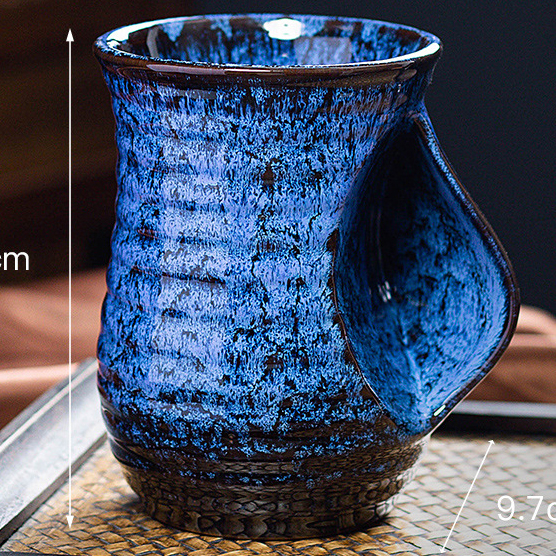 19 Oz Ceramic kiln Hand Warmer Coffee Mug