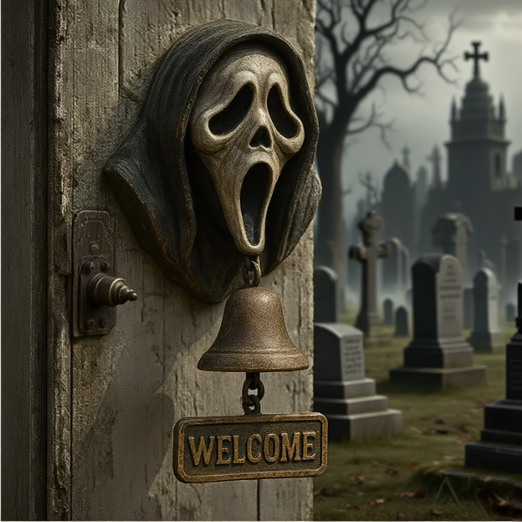 Screaming Reaper Welcome Bell – Spooky Meets Friendly