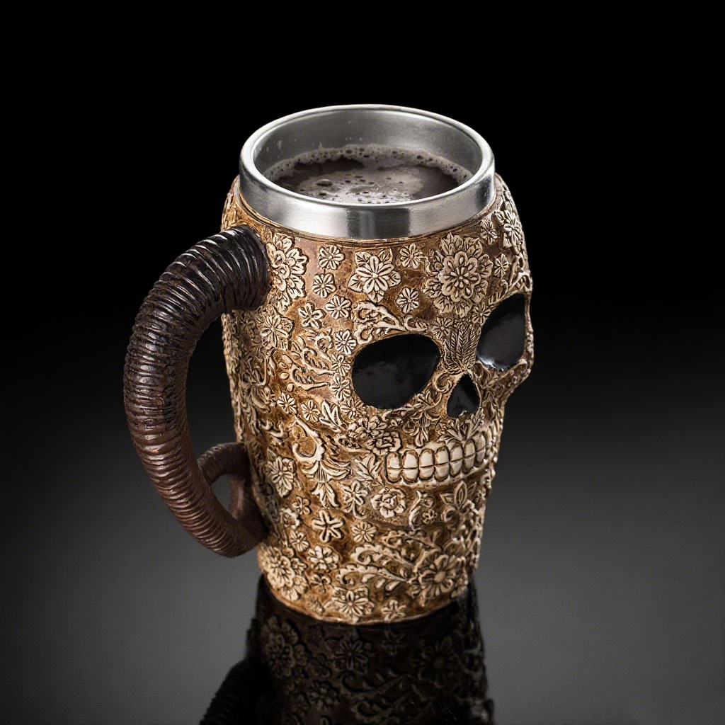 Scary Halloween Skull Mug
