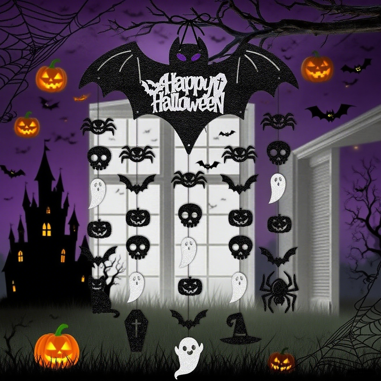 Halloween Hanging Sign Decor