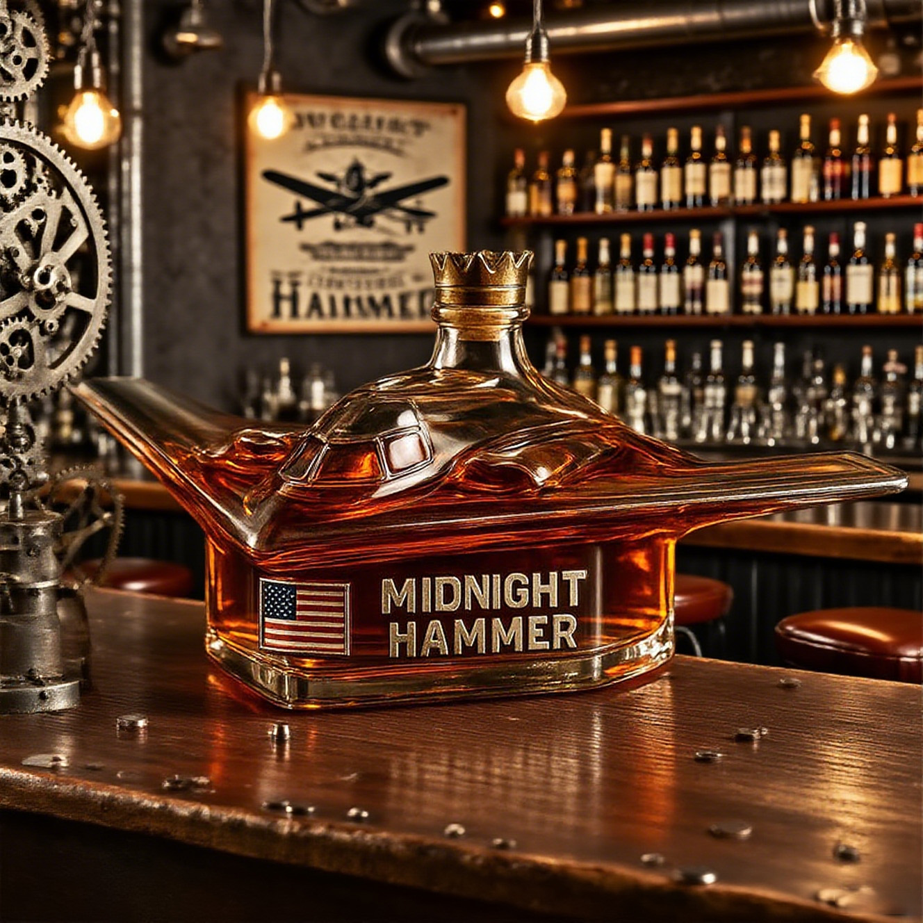 ✈️B-2 Bomber Midnight Hammer Bottle