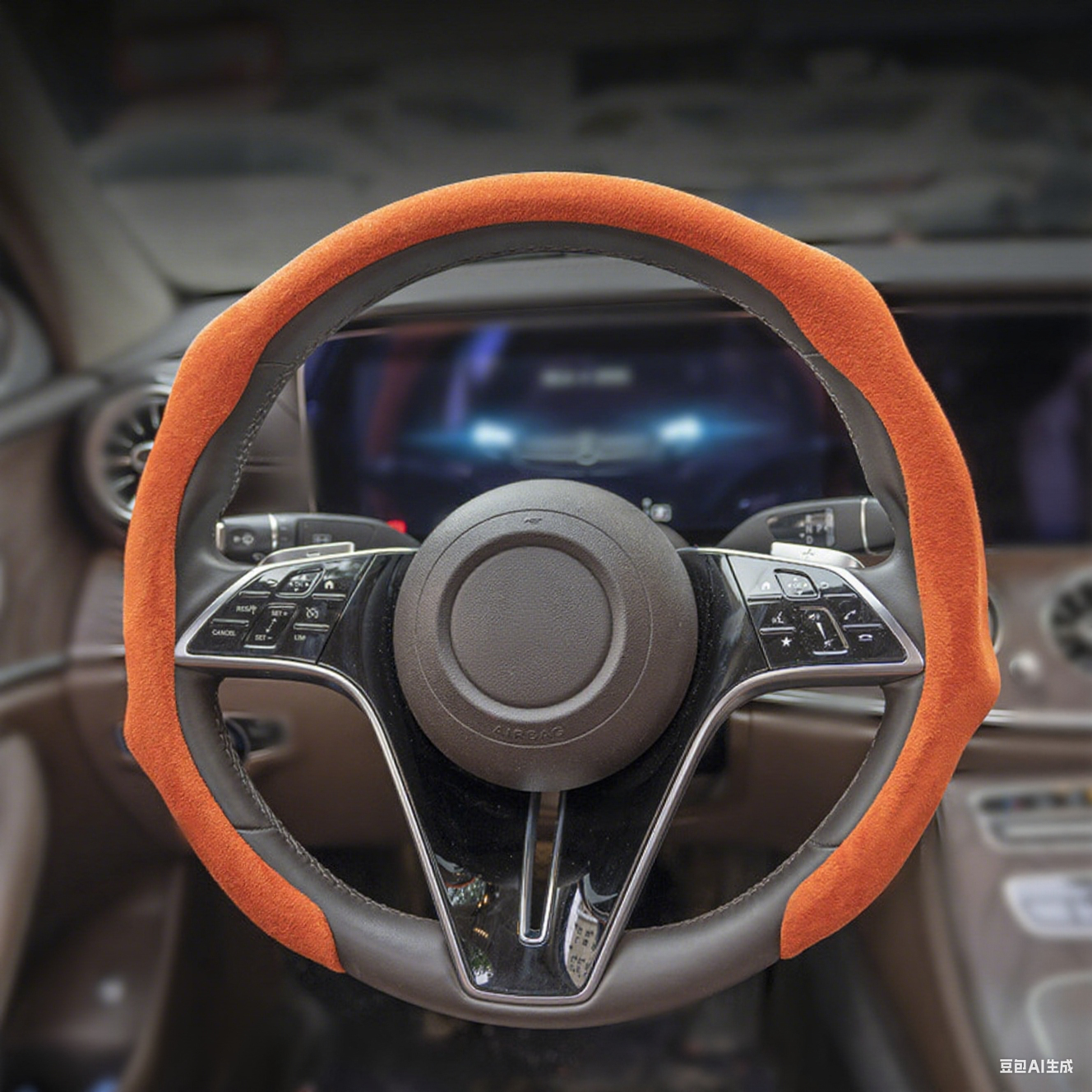 🚗Universal Leather Car Steering Wheel Cover