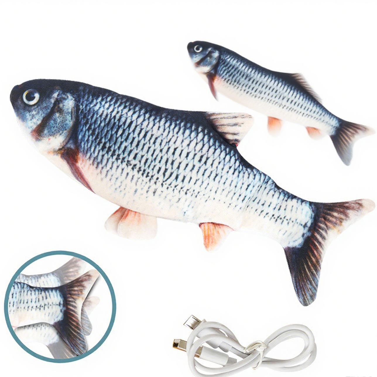 🐱🐟 Flopping Fish Cat Toy