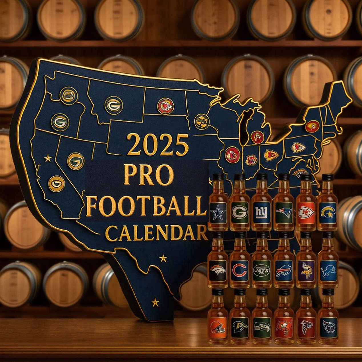 2025 NFL Advent Calendar – Whiskey Collector’s Edition 🏈