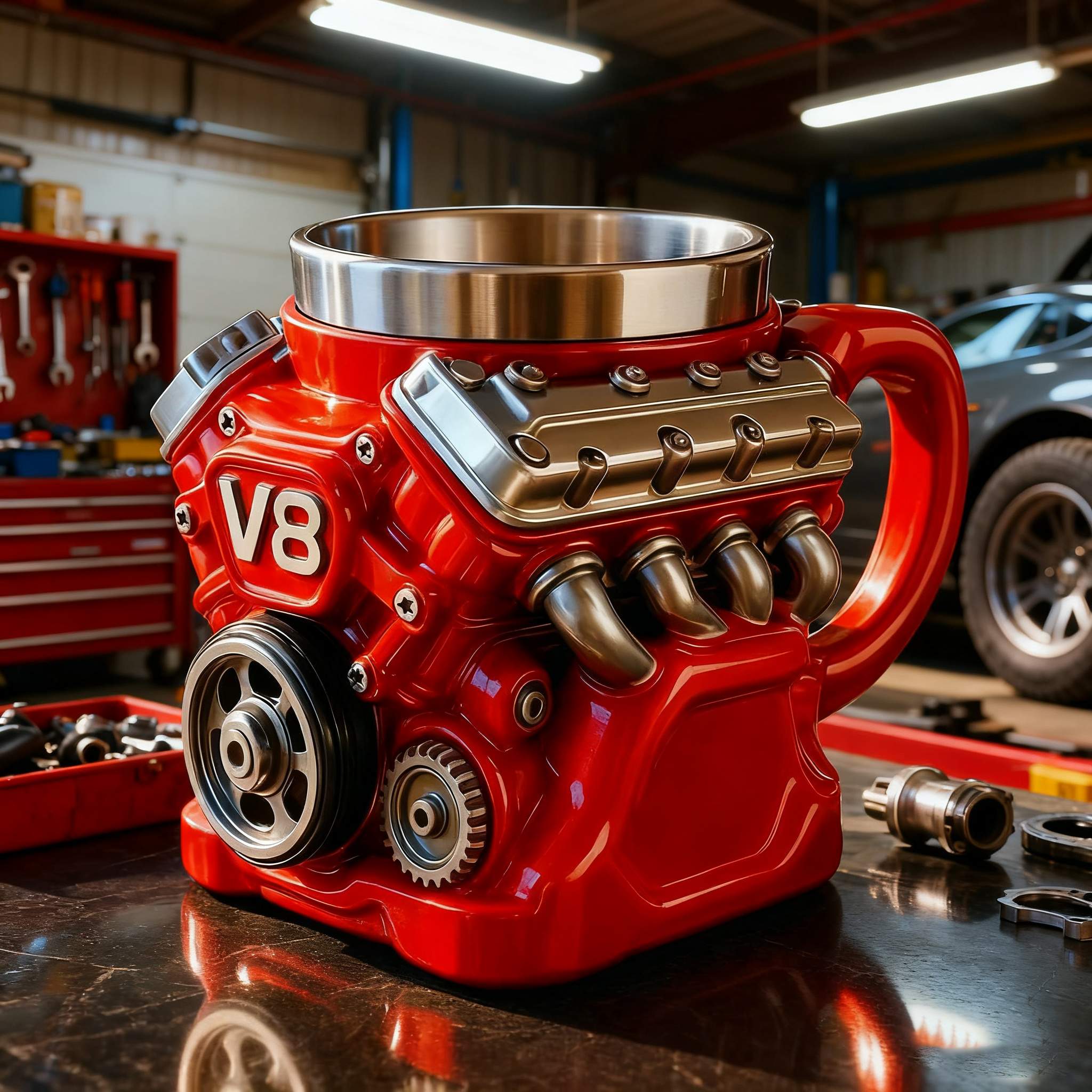 Retro Engine Coffee Mug