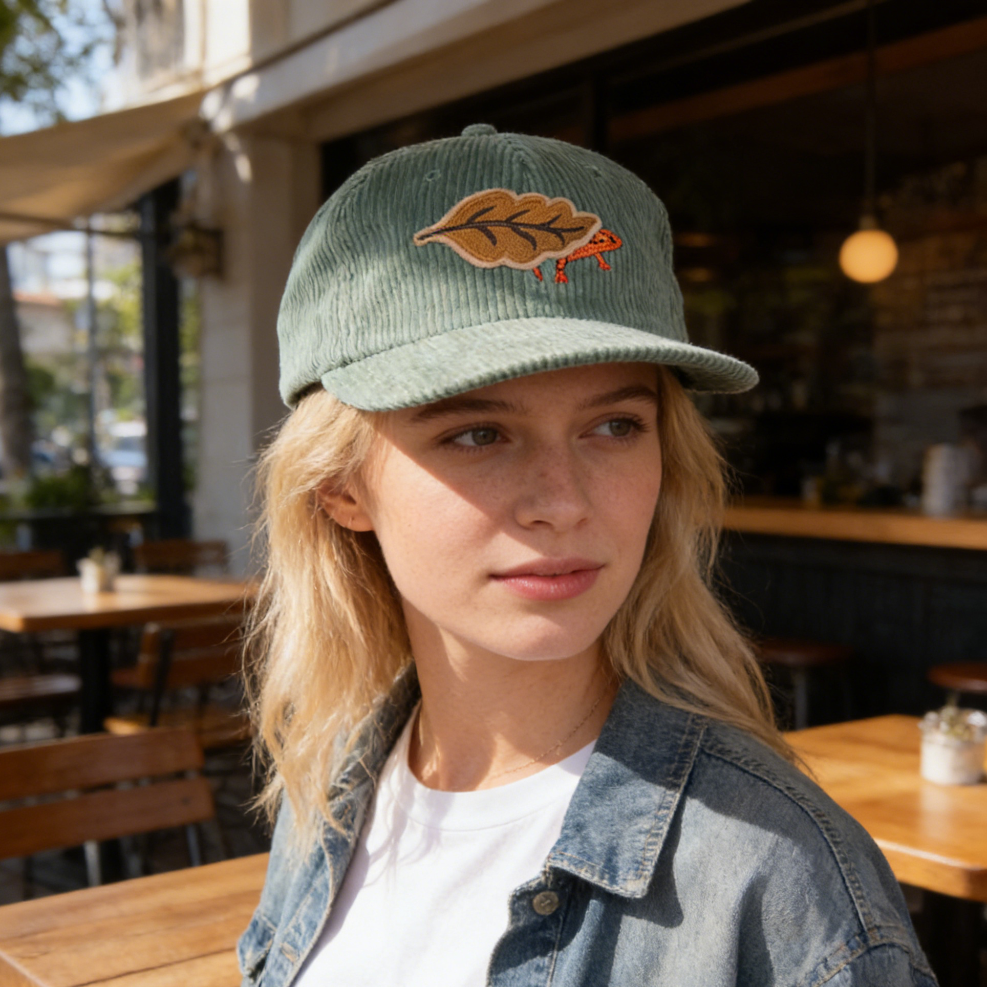 🔥Last Day 50% OFF🔥 🦎 Peekaboo Salamander Corduroy Cap