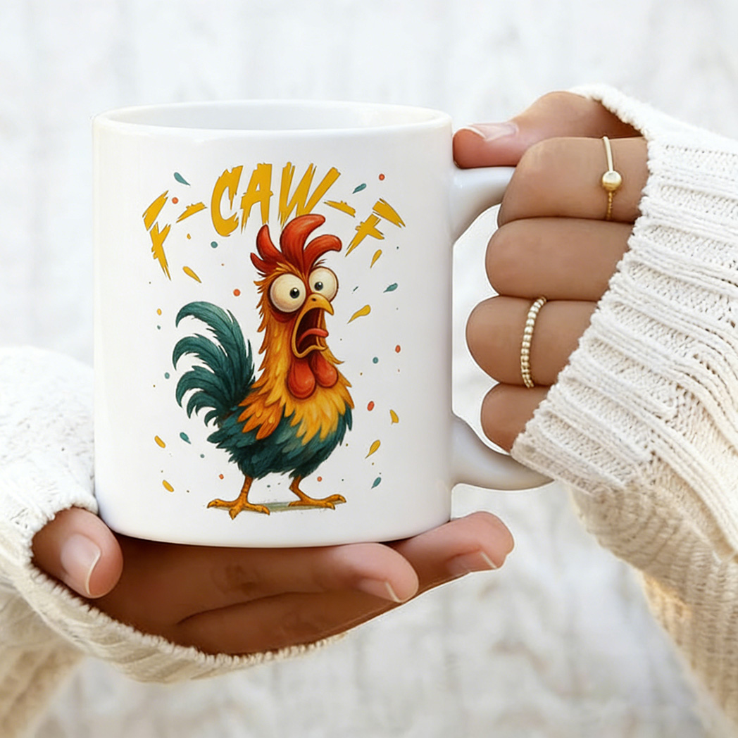 F-Caw-F Funny Chicken Mug
