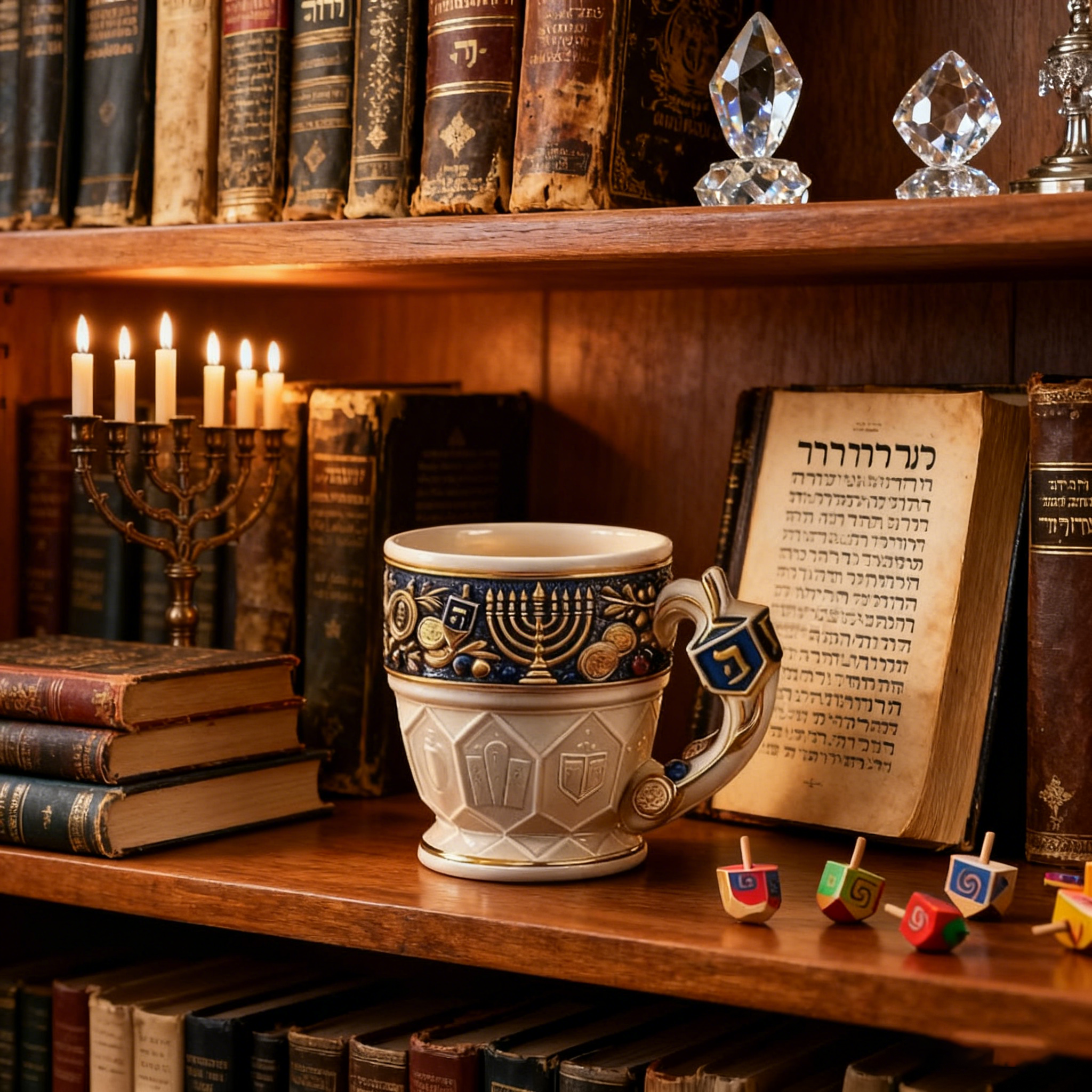 🔥Last Day 49% Off--🕎 Hanukkah Menorah Mug