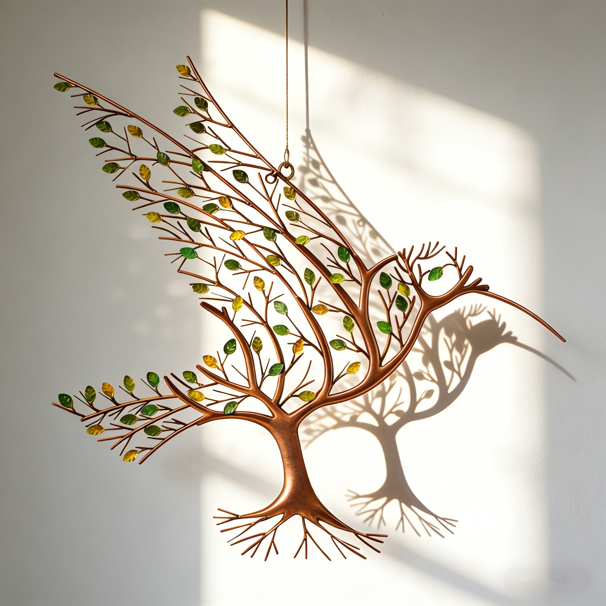 🔥HOT SALE 49% OFF - Hummingbird with Branches Metal Wall Art