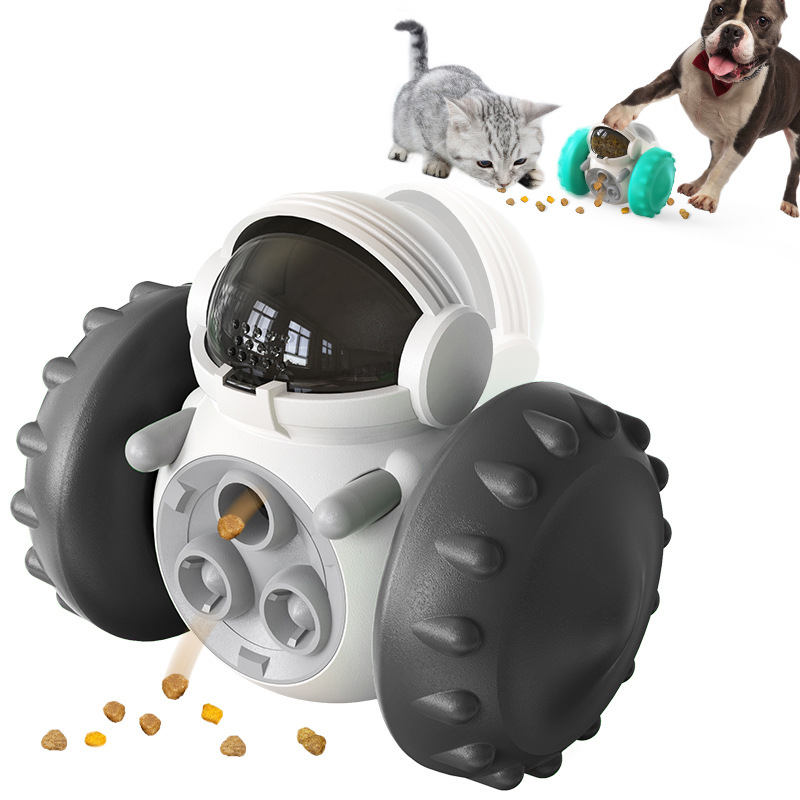 Pet Slow Feeder Tumbler Toy: Fun and Challenging Puzzle Toy for Dogs and Cats
