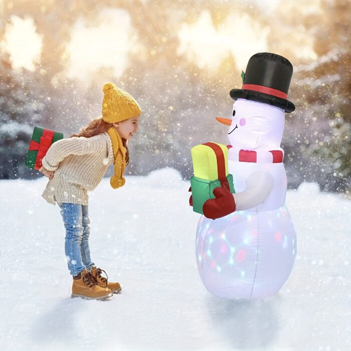 Luminous Inflatable Christmas Snowman