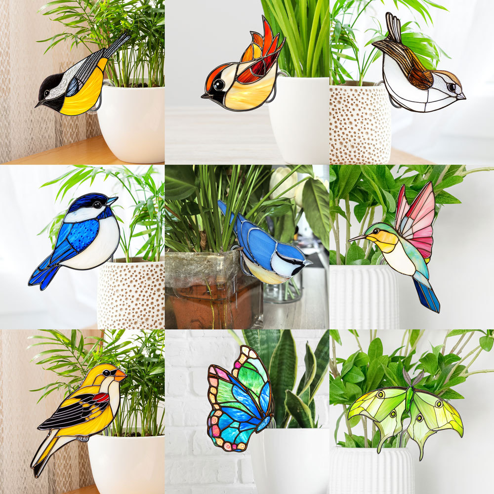 🔥Stained Glass Kingfisher Suncatcher Decoration