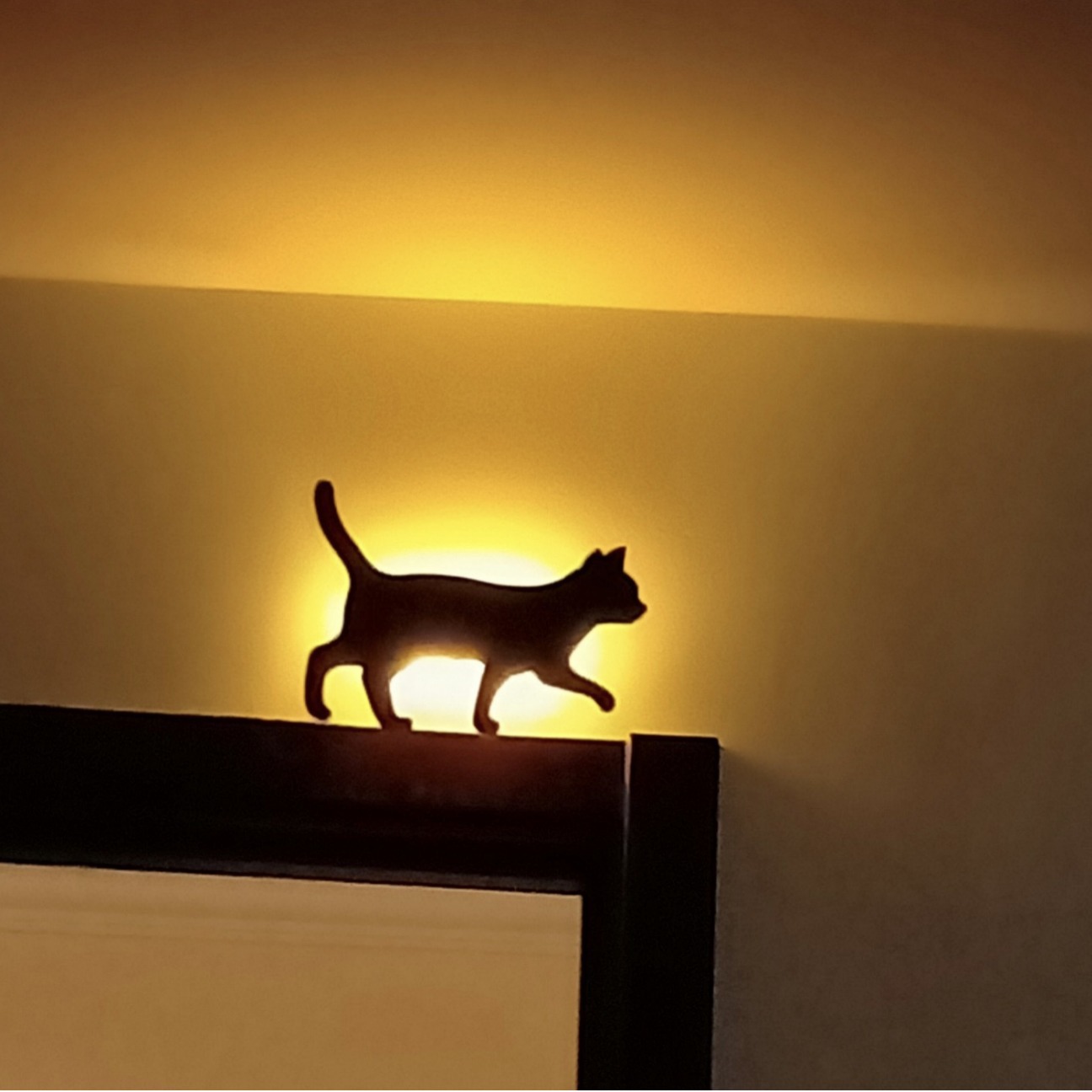LED Animal Dog Cat Night Light Kitten Smart Sound Sensor