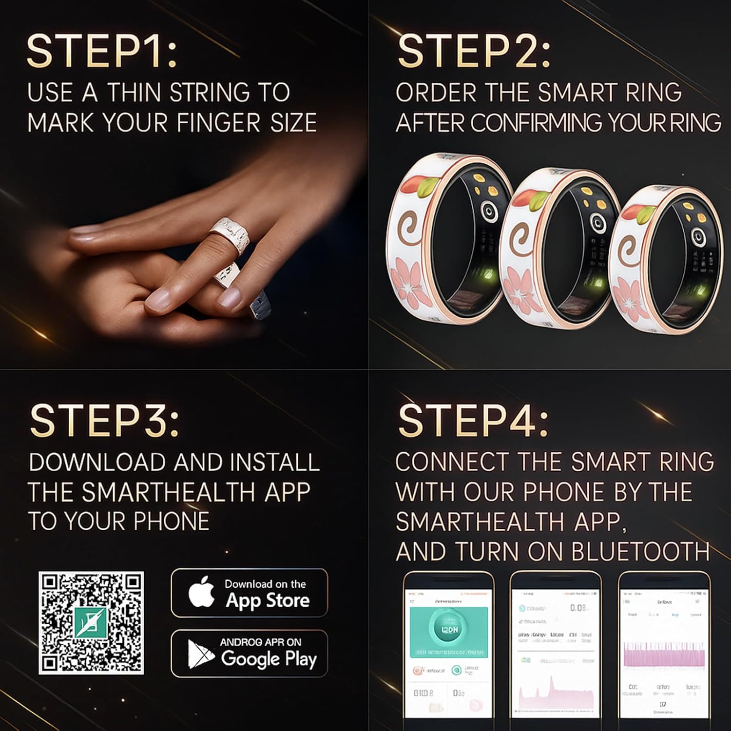 2025 New Smart Ring for Women Men