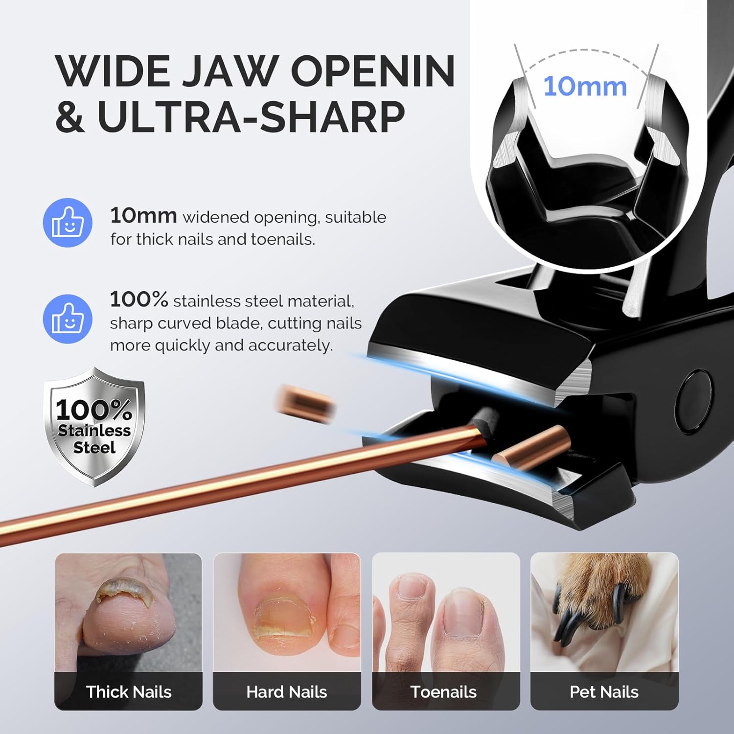 Toenail Clippers for Seniors Thick Nails