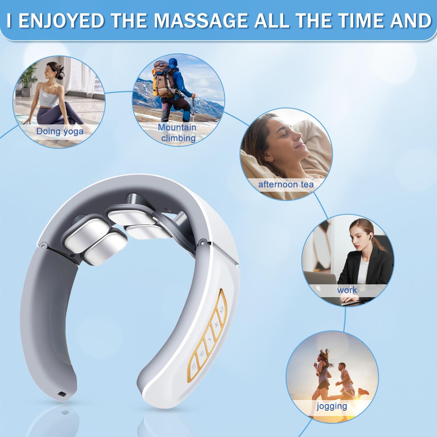 6 Heads Neck Massager