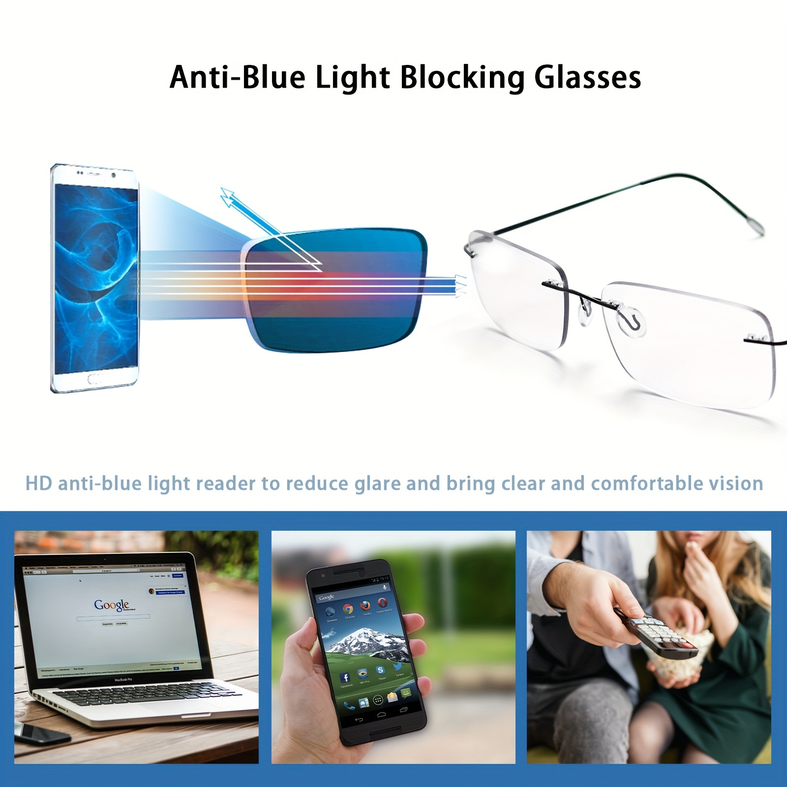 Photochromic Bifocal Reading Glasses