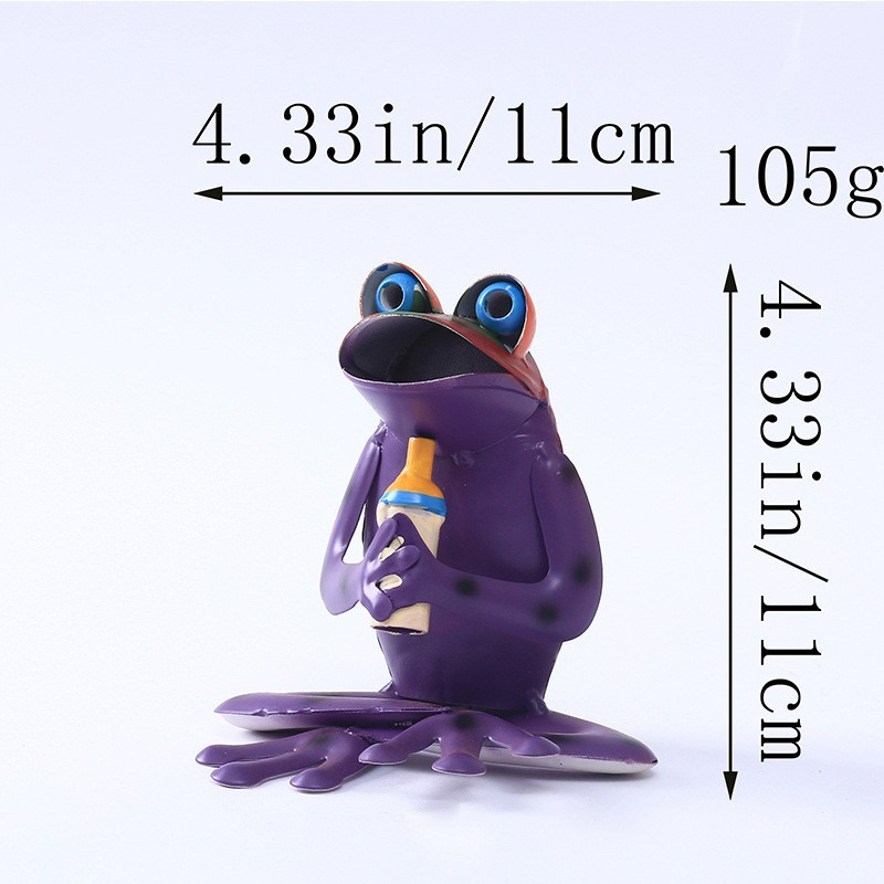 🐸 Whimsical Metal Frog Family Garden Decor – 4 Cute Styles ✨