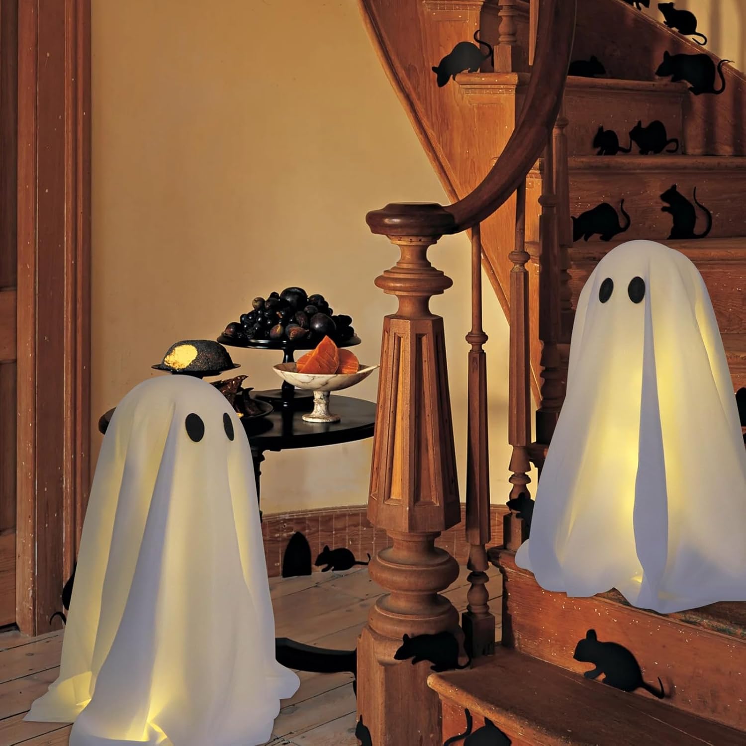 Spooky Ghost Decor with String Light （1 pack）