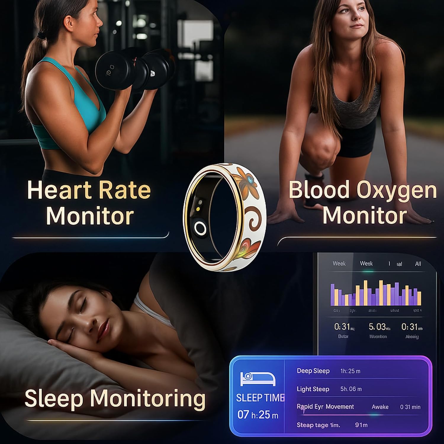 2025 New Smart Ring for Women Men