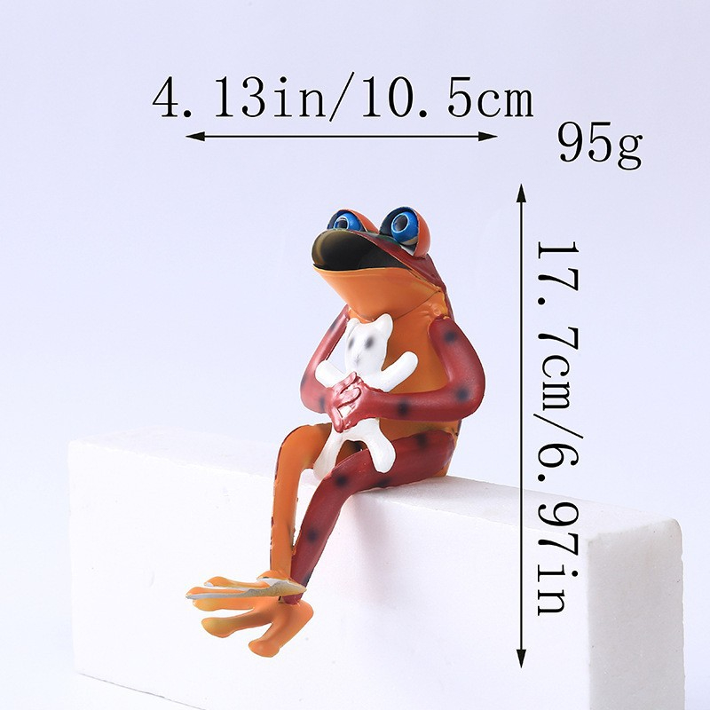 🐸 Whimsical Metal Frog Family Garden Decor – 4 Cute Styles ✨