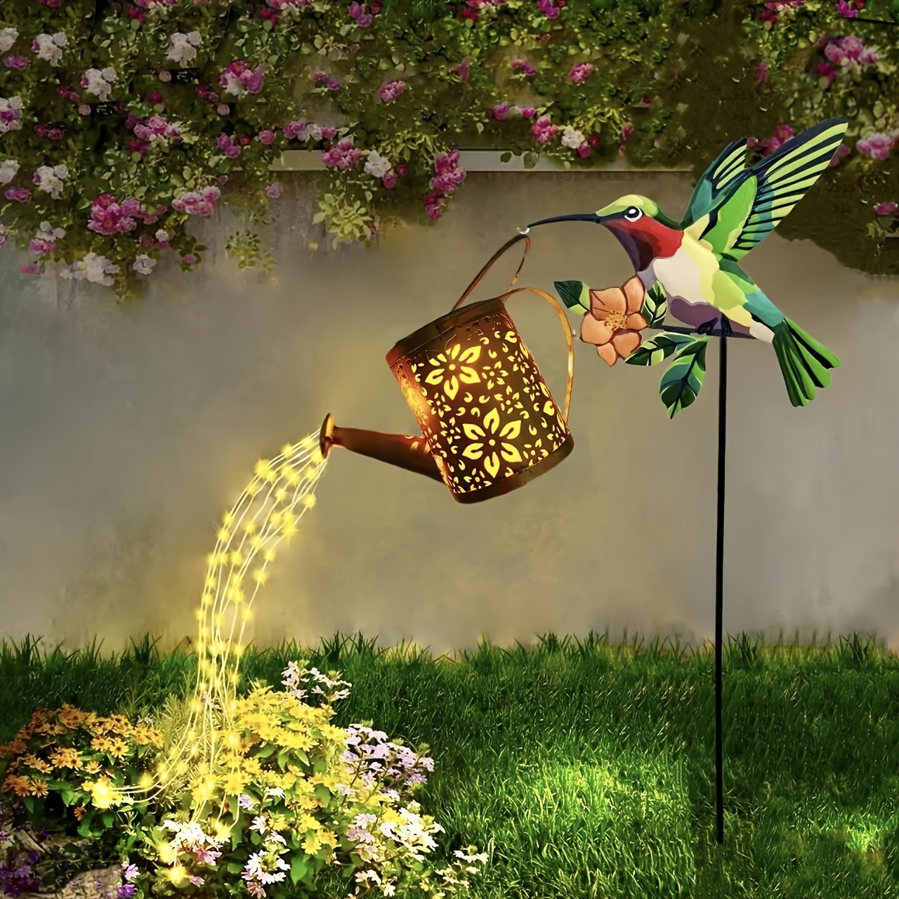 Hummingbird Outdoor Solar Lights