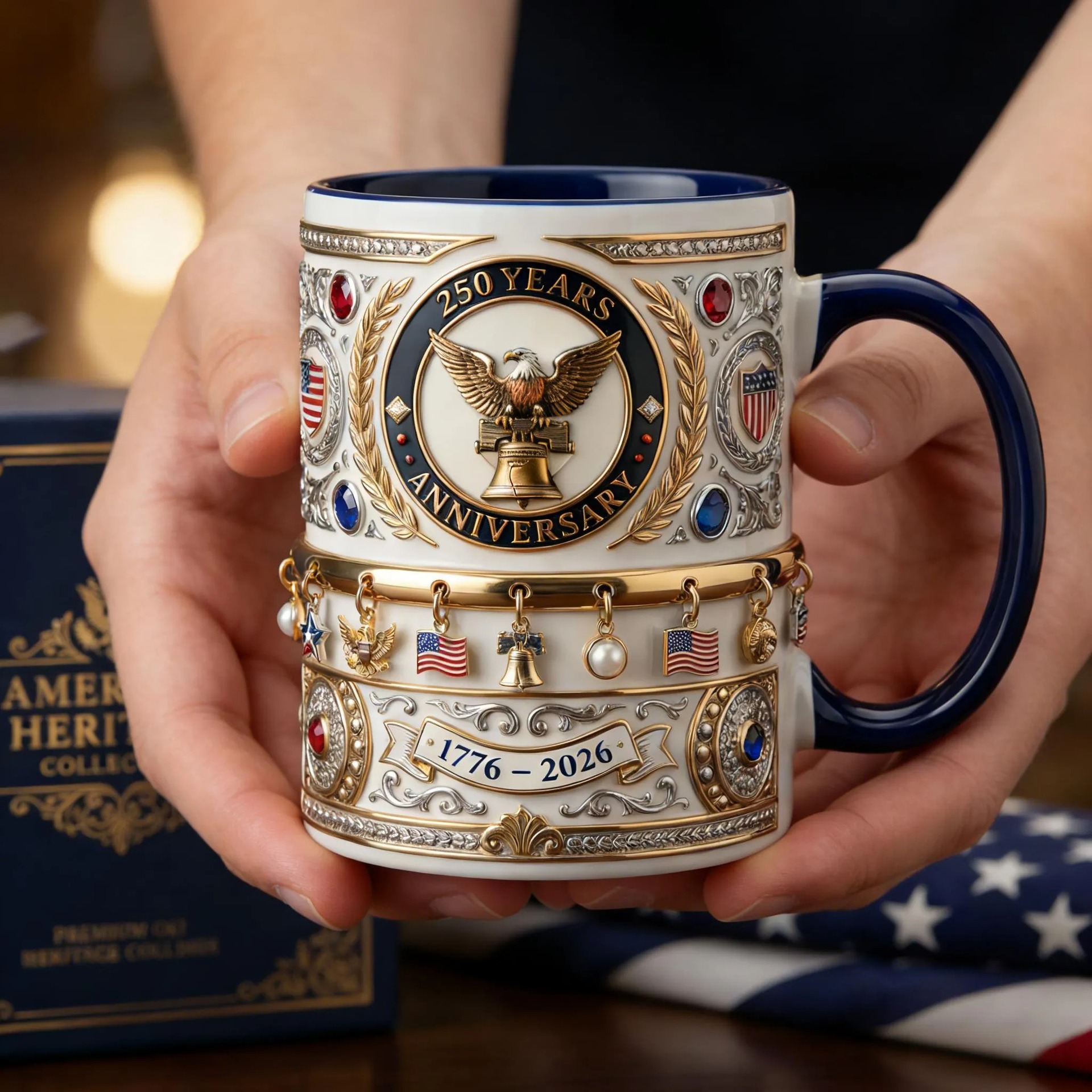 Celebrate250 Years of American Heritage---250th Anniversary Commemorative Mug