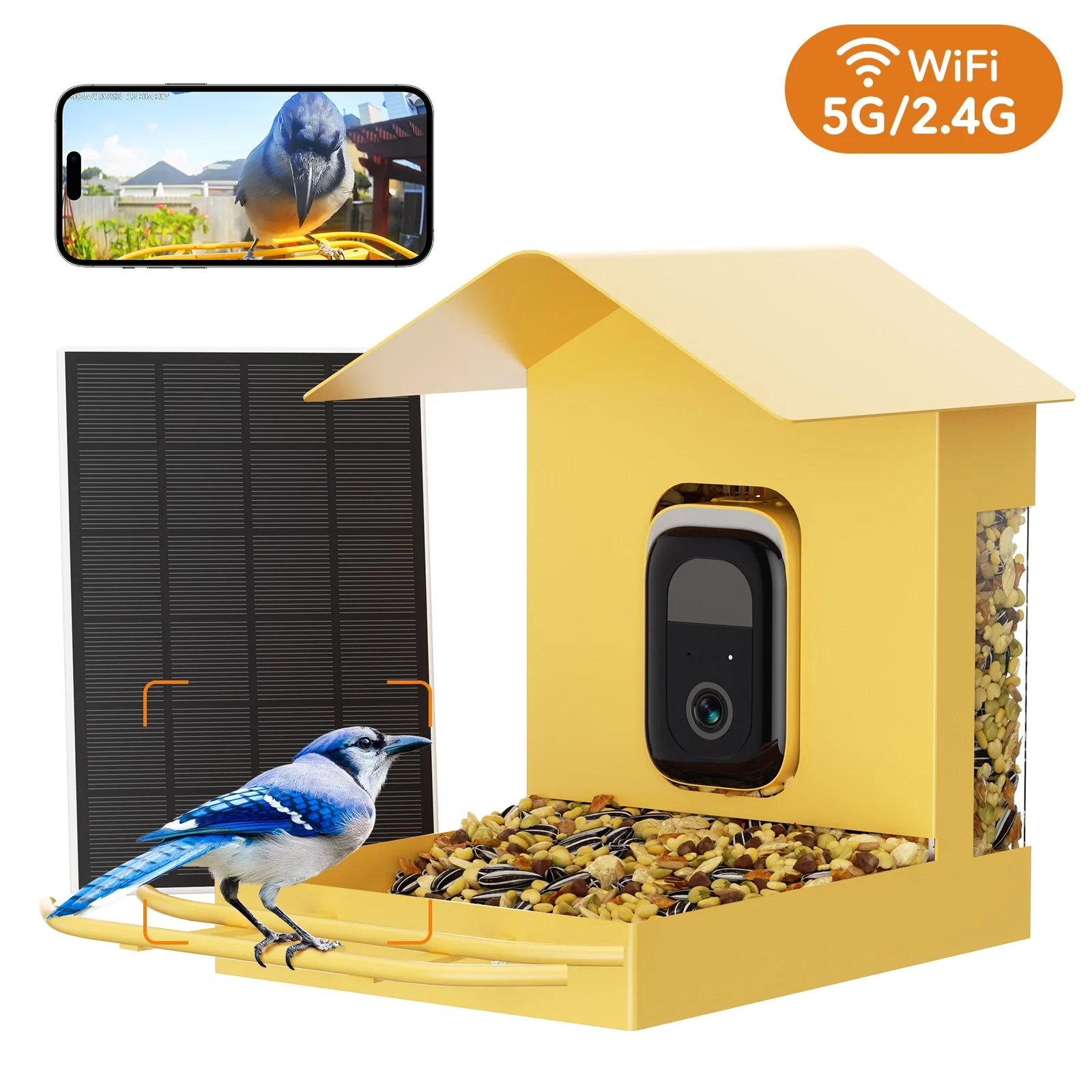 🐦 Smart Bird Feeder with Camera – Your Backyard Bird-Watching Studio ✨