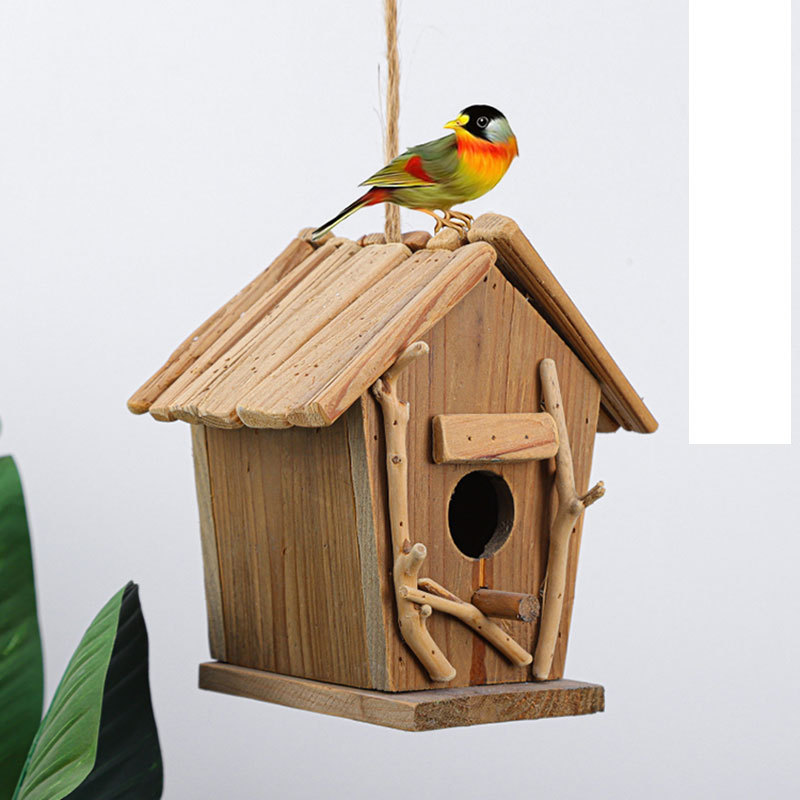 Wooden Hummingbird House
