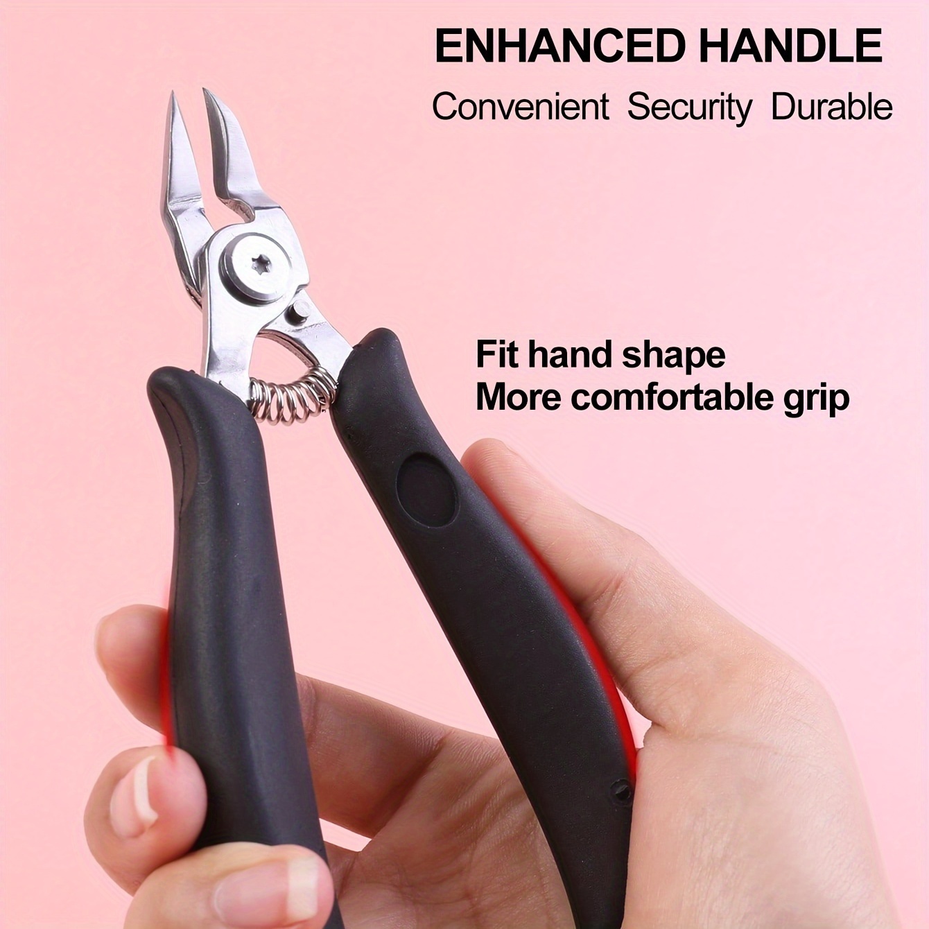 Precision nail clippers for ingrown and curly nails