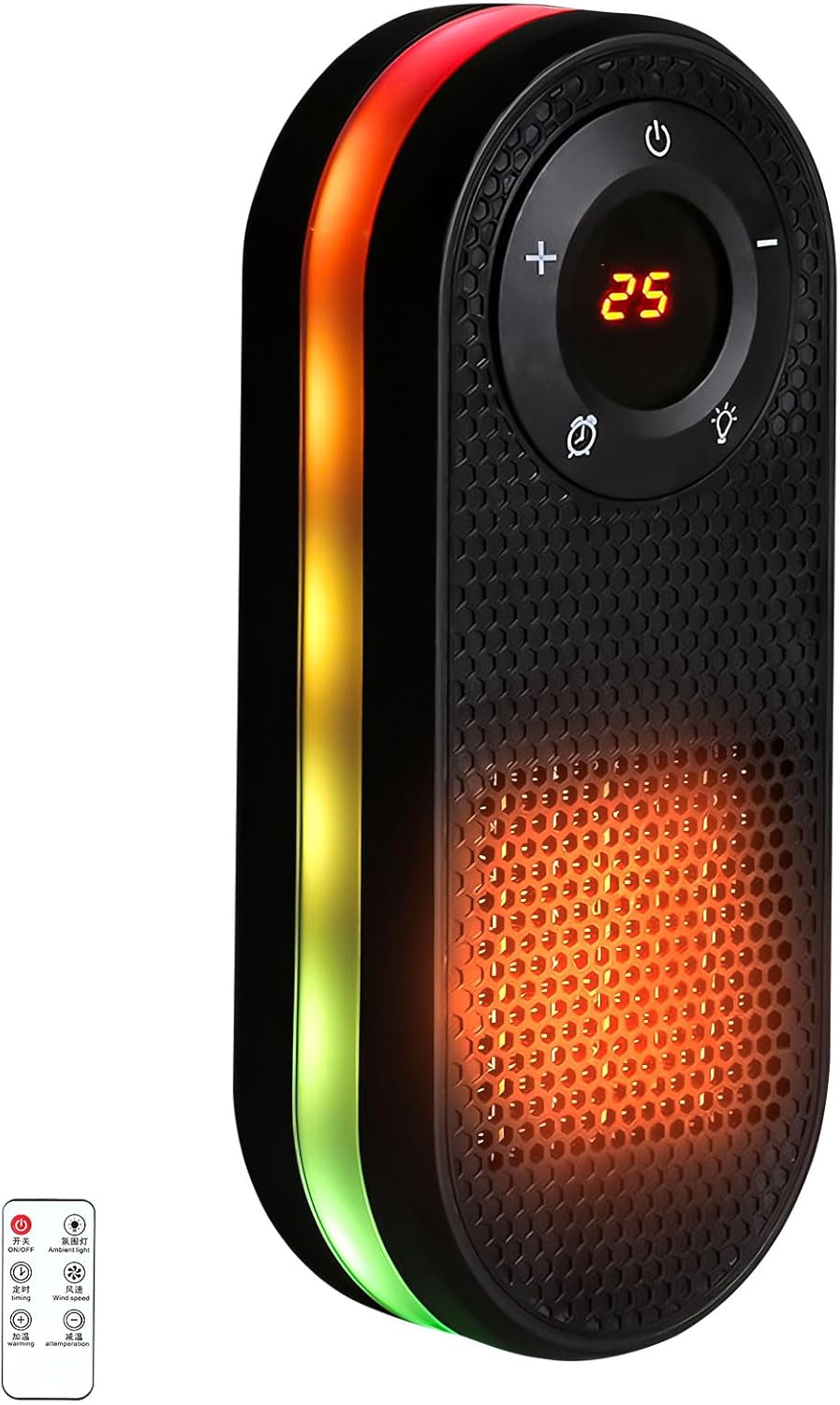 Socket Fan Heater with Remote Control