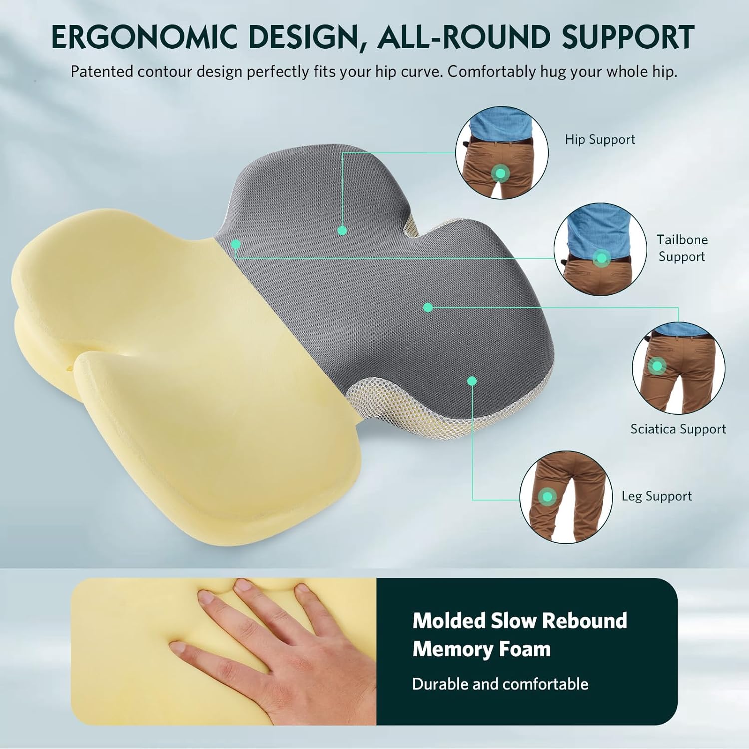  Sciatica Pain Relief Pillow