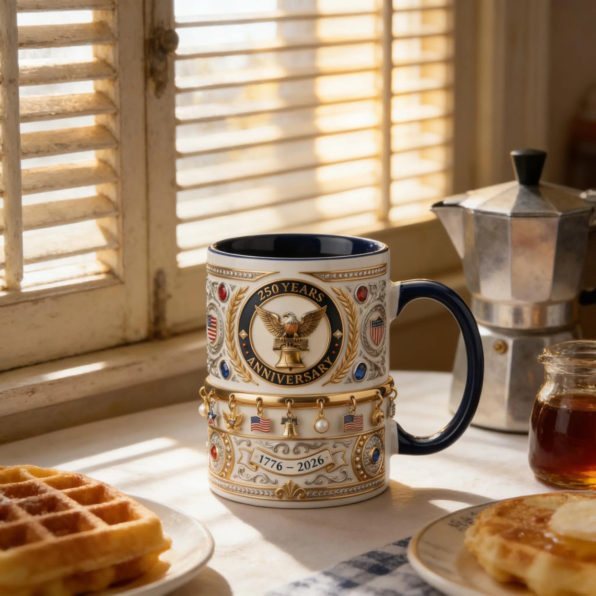 Celebrate250 Years of American Heritage---250th Anniversary Commemorative Mug
