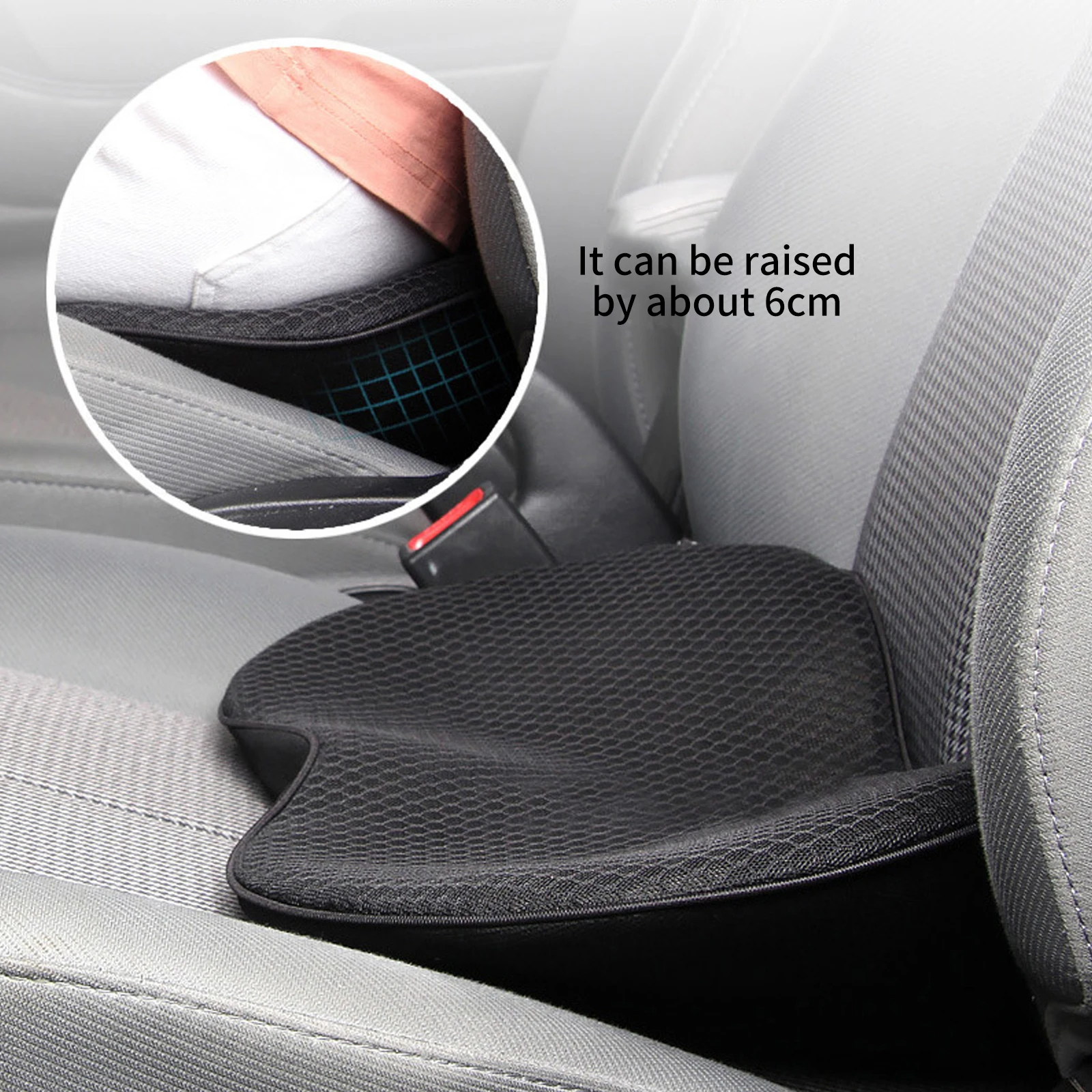 2 in 1 memory foam car seat cushion