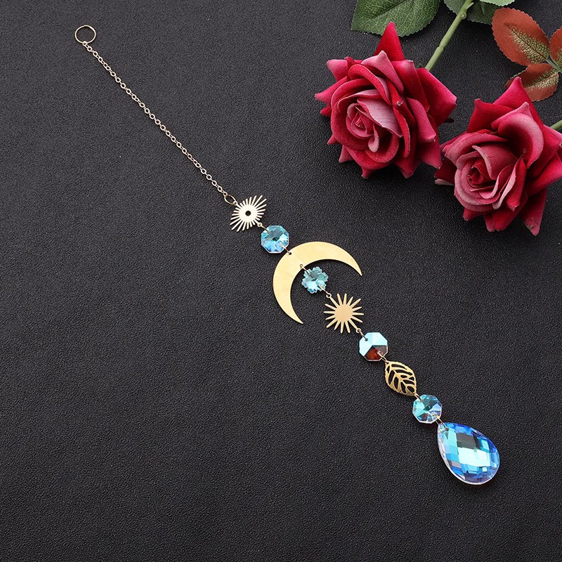 Sun Moon Hanging Crystal Sun Catchers