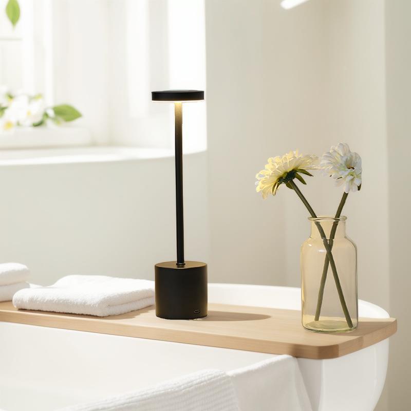 Cordless Dimmable Metal Table Lamp