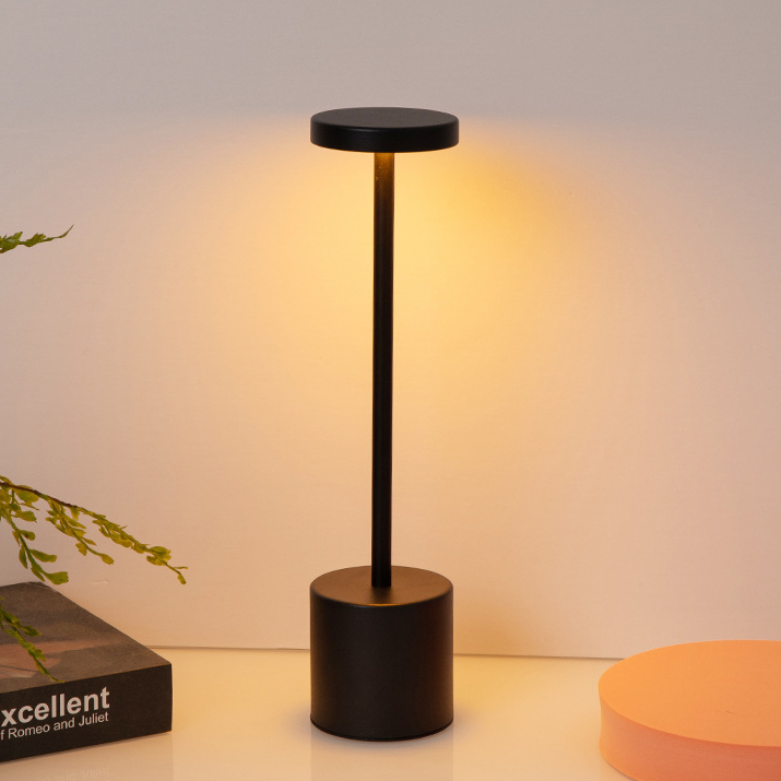 Cordless Dimmable Metal Table Lamp