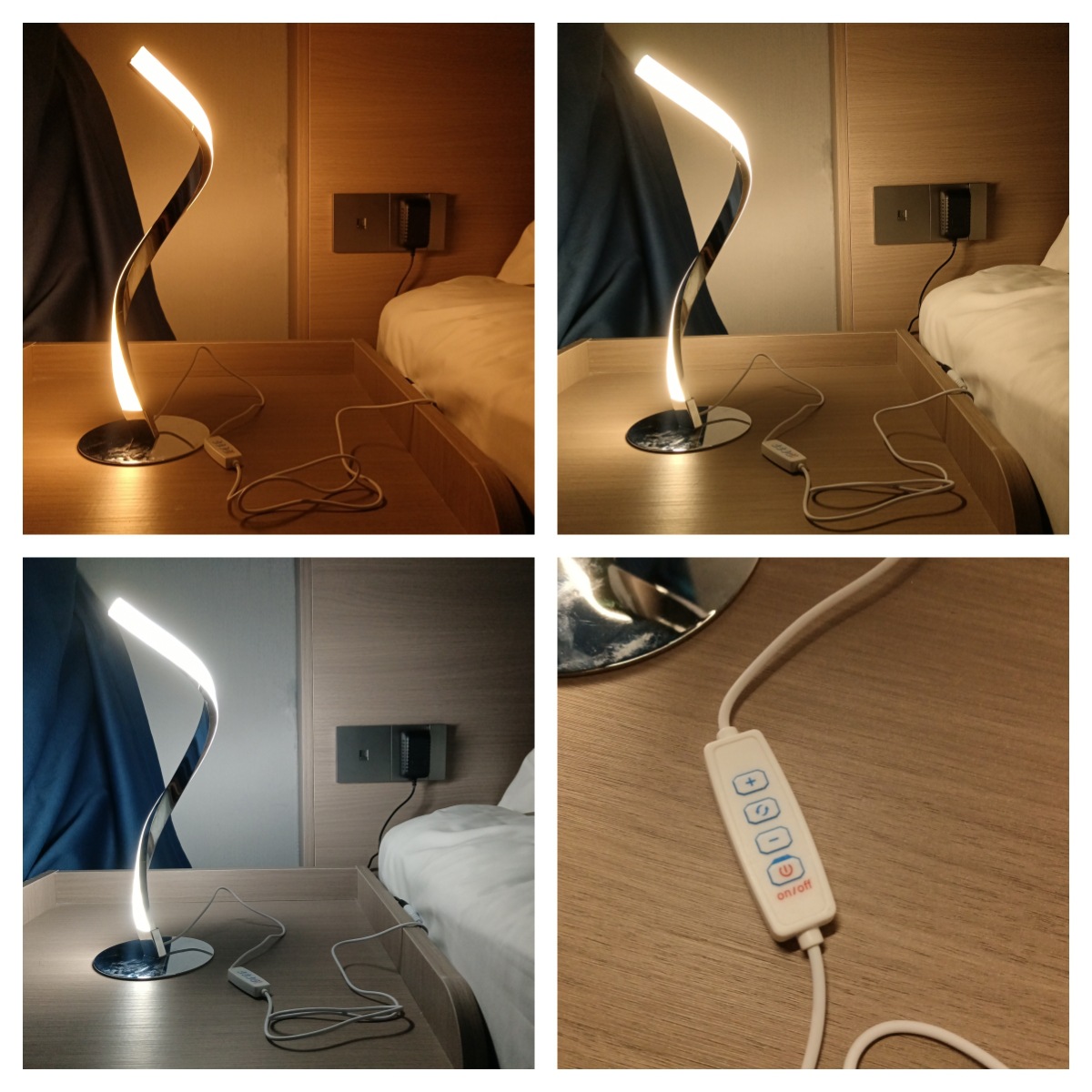 Modern Spiral Table Lamp