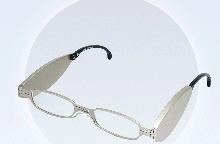 Folding Metal Presbyopia Anti-Blue Light Glasses